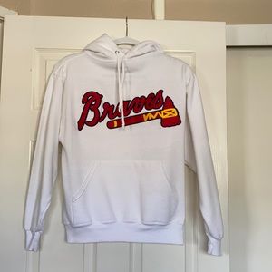 Atlanta Braves Embroidered Logo Hoodie